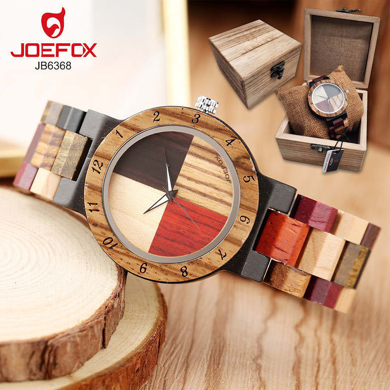 JB6368 RELOJ JOEFOX BAMBU ESTUCHE MADERA