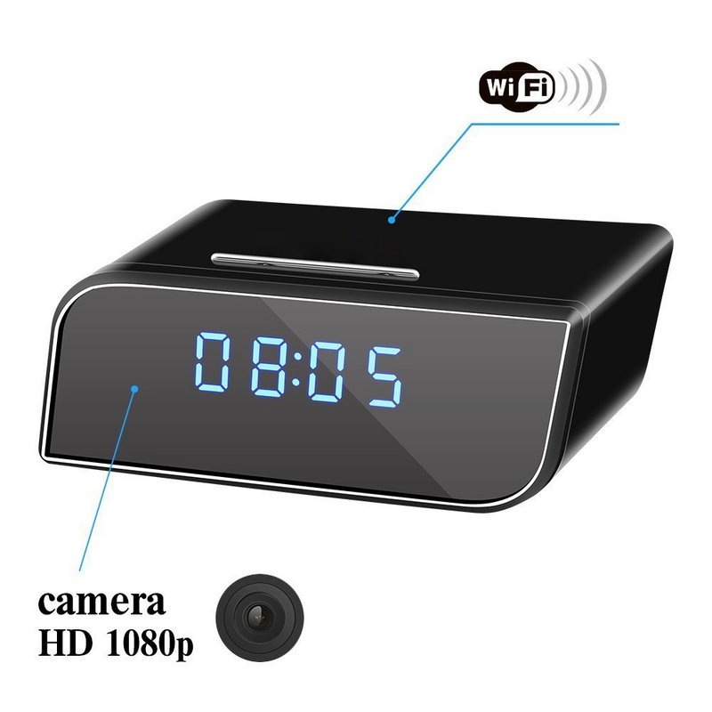 Camara Espía Hd Wifi Reloj Despertador