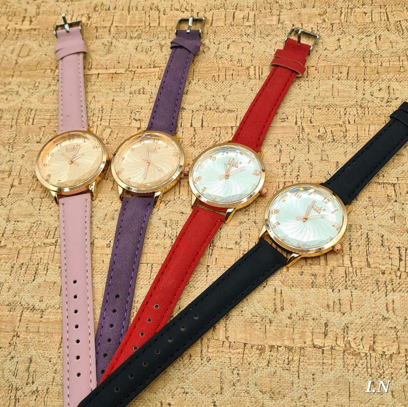 Reloj de mujer con correa de cuero casua